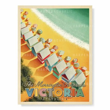 Art Print | Beach Boxes, Mornington Peninsula, Victoria